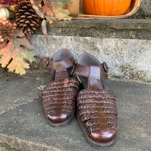 VINTAGE Nicole Woven Fisherman Sandal | Size 6.5/7